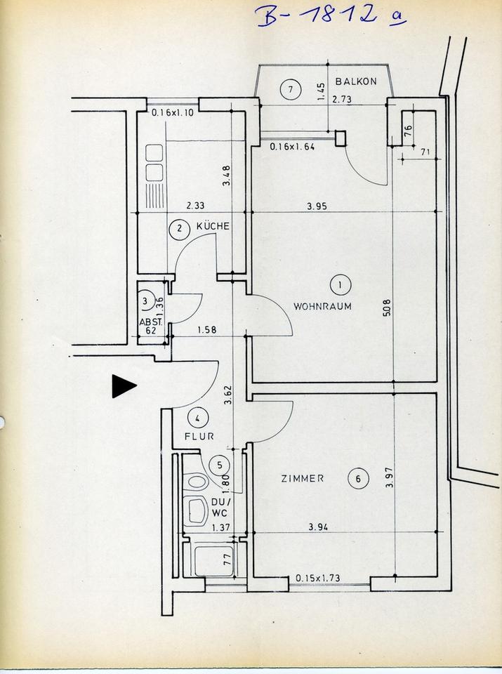 Direkt am Flaucher! Top geschnittene 2 Zi-Whg mit Balkon im Hochparterre – Bild 10