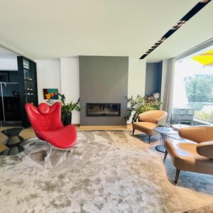 Designer Maisonette-Wohnung nähe Zoopark mit Blick ins Grüne, Fussbodenheizung, Kamin, Terrasse