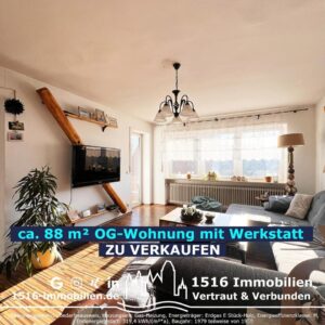 ++TOP++ Wohnung mit großer Werkstatt und Grundstücksanteil