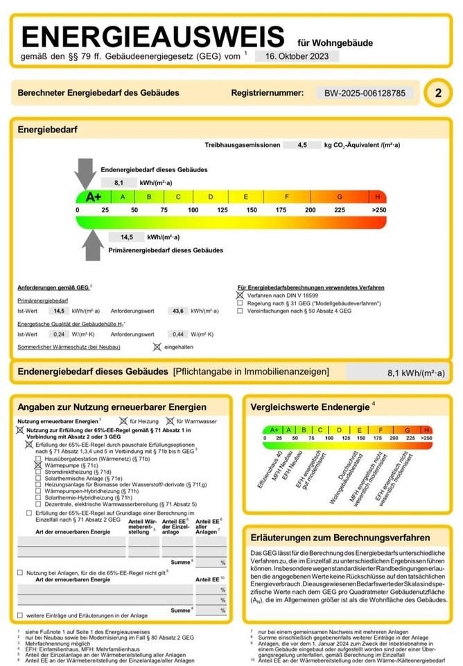 Moderne 4-Zimmer EG-Wohnung mit Terrassen Neubau in Bad Mgh – Bild 10
