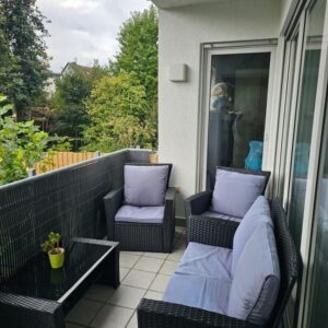 Provisionsfrei! Ruhige 3,5 Zimmer-ETW mit Balkon, Einbauküche, 2 Bädern, TG in gedämmter 8-MFH