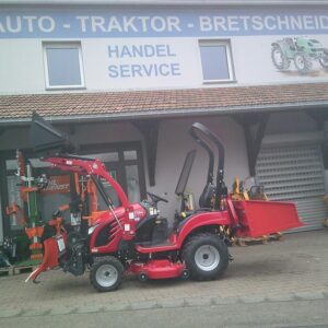Allrad Traktor TYM T194 Frontlader Mähwerk Hydraulik Schneeschild