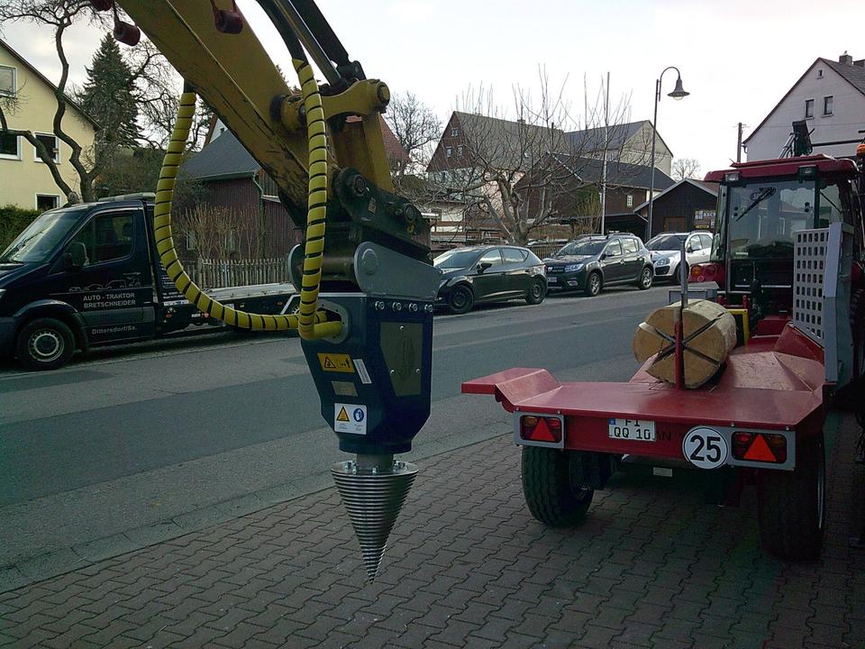 Kegelspalter UNTERREINER KB 800 für Baggeranbau netto = brutto – Bild 10