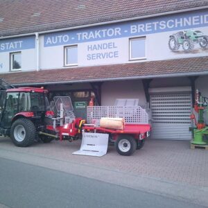 Holzspalter LANCMAN  XLE 21 GP mit Gusspumpe auf Fahrwerk